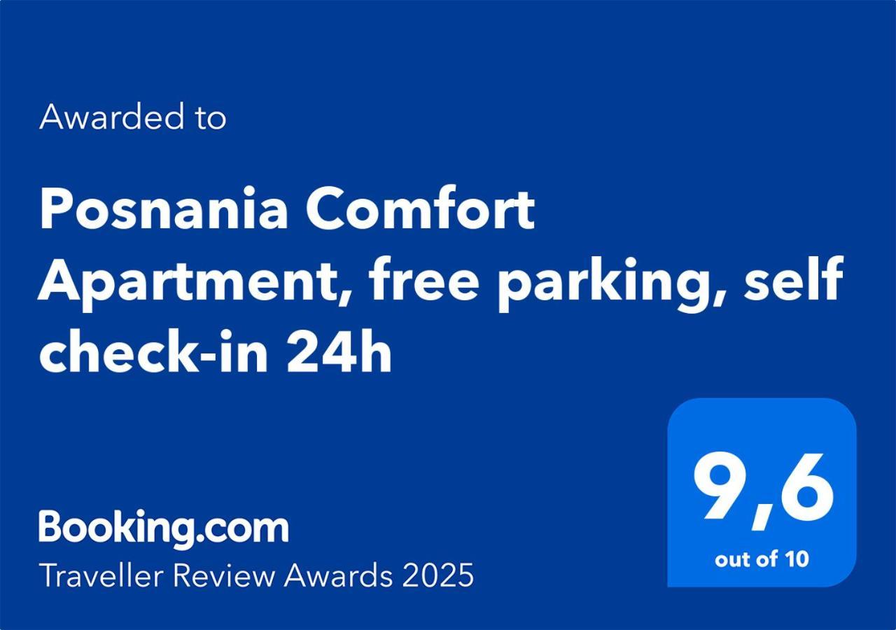 Posnania Comfort Apartment, Free Parking, Self Check-In 24H Poznan Exterior foto
